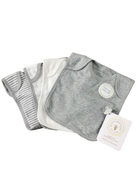 used Burt's Bees Baby Organic Lap Shoulder Bib, 4 Pack