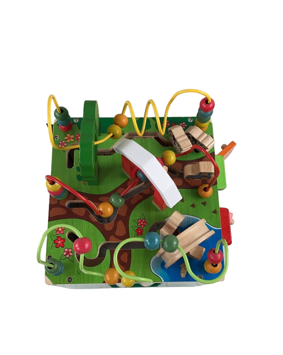 secondhand Battat Wooden Activity Cube