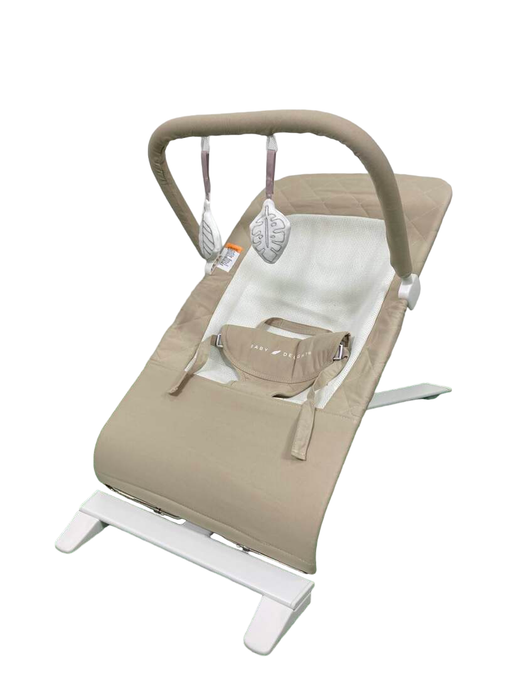 used Baby Delight Go With Me Alpine Deluxe Portable Bouncer, Organic Oat