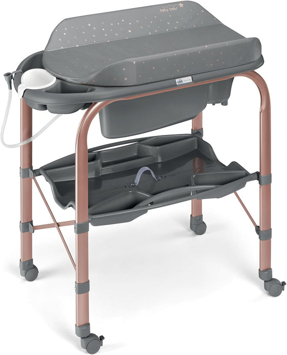 Sorelle Bagnetto Cambio Bath and Changing Station, Rose Gold Grey