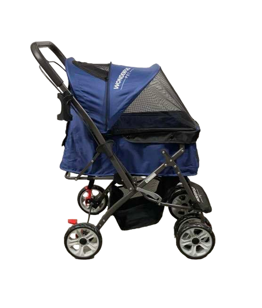 secondhand Wonderfold Pet Stroller, Midnight Blue