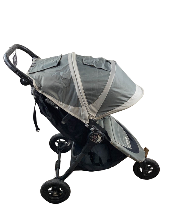 secondhand Baby Jogger City Mini GT Single Stroller, 2017, Steel Gray