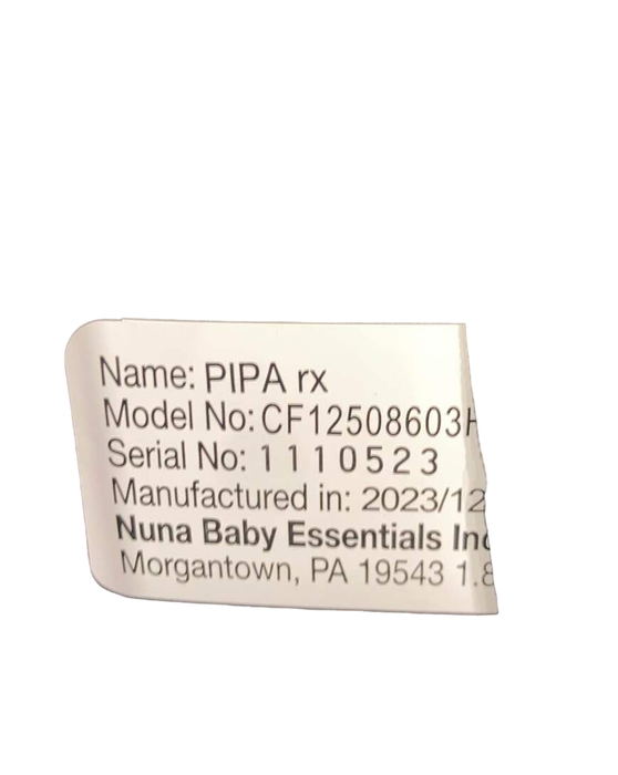 Nuna PIPA rx Infant Car Seat with RELX Base, Hazelwood, 2023