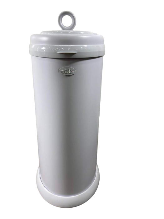 used Ubbi Diaper Pail, Matte White