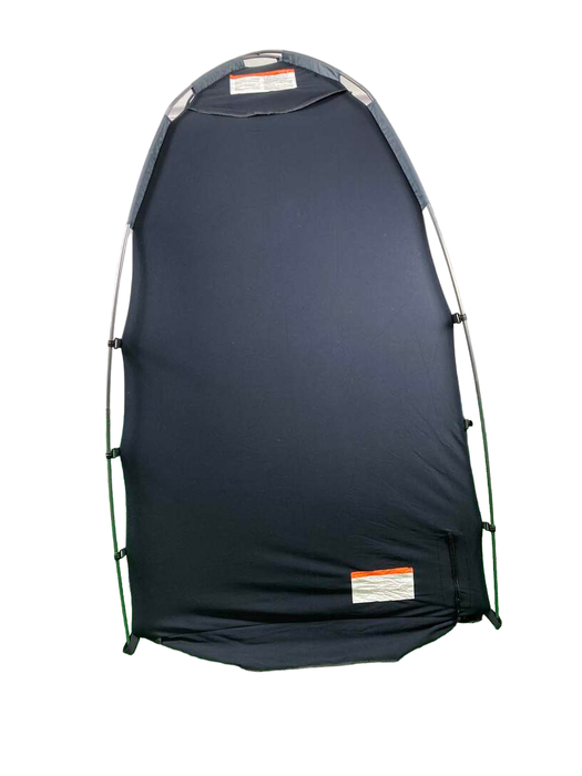 secondhand SlumberPod 3.0 Sleep Canopy, Black with Gray Accents