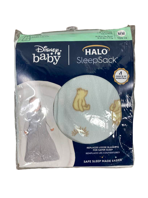 secondhand Halo Micro-Fleece SleepSack, M, Sunshine Winnie