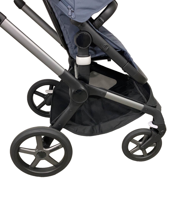 used Bugaboo Fox 5 Stroller, 2022, Graphite Frame, Stormy Blue