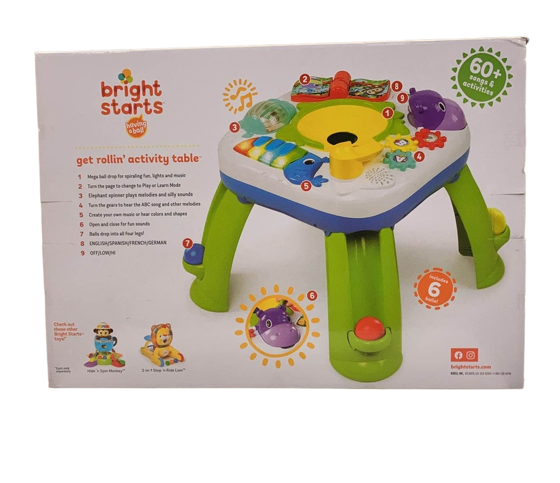 Bright Starts Having A Ball Get Rollin Activity Table