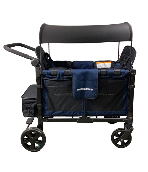 secondhand Wonderfold W4 Elite Stroller Wagon, 2023, Noble Navy