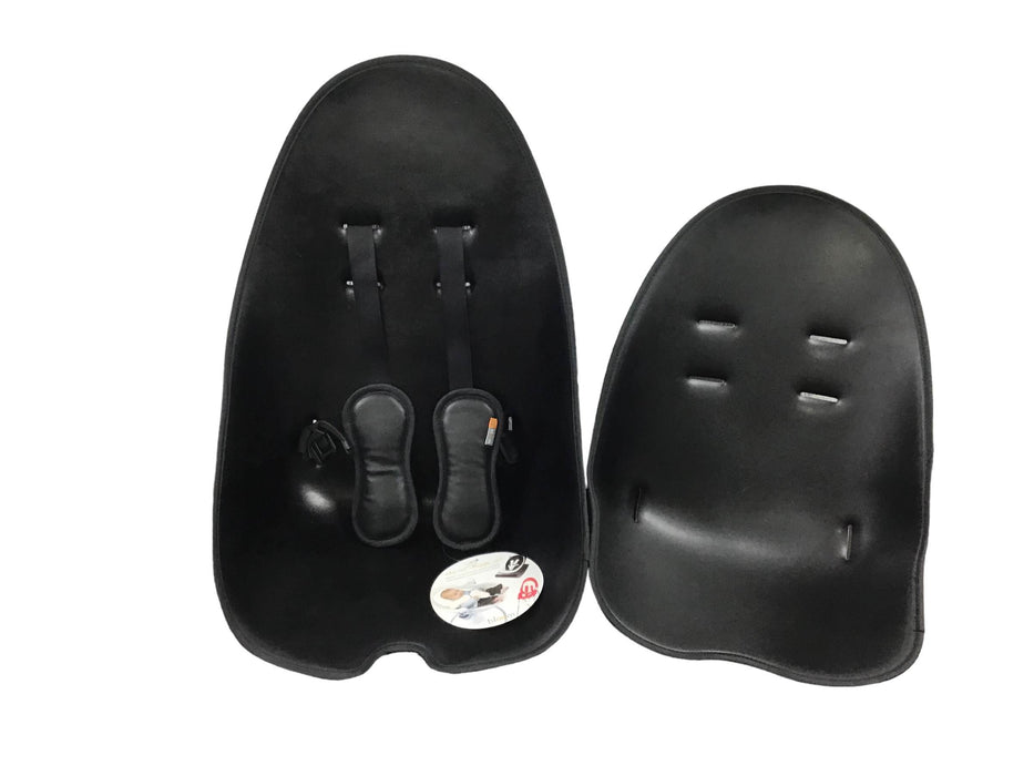 Bloom Fresco Seat Pad Set, Midnight Black