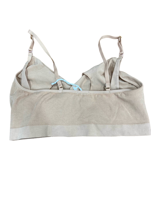 secondhand Hatch The Essential Nursing And Pumping Bra, Sand, XL