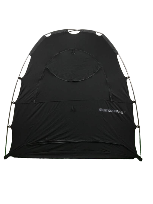 used SlumberPod 3.0 Sleep Canopy with Fan, Black with Gray Accents