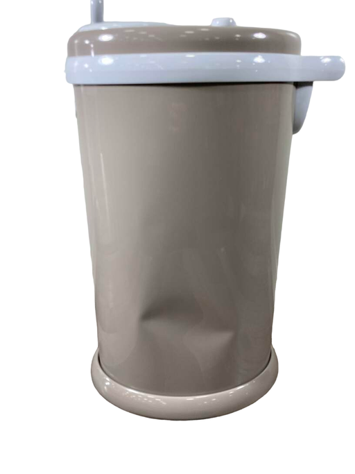 secondhand Ubbi Diaper Pail, Taupe