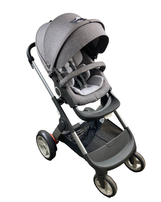 used Stokke Crusi Stroller, 2015 Grey Melange