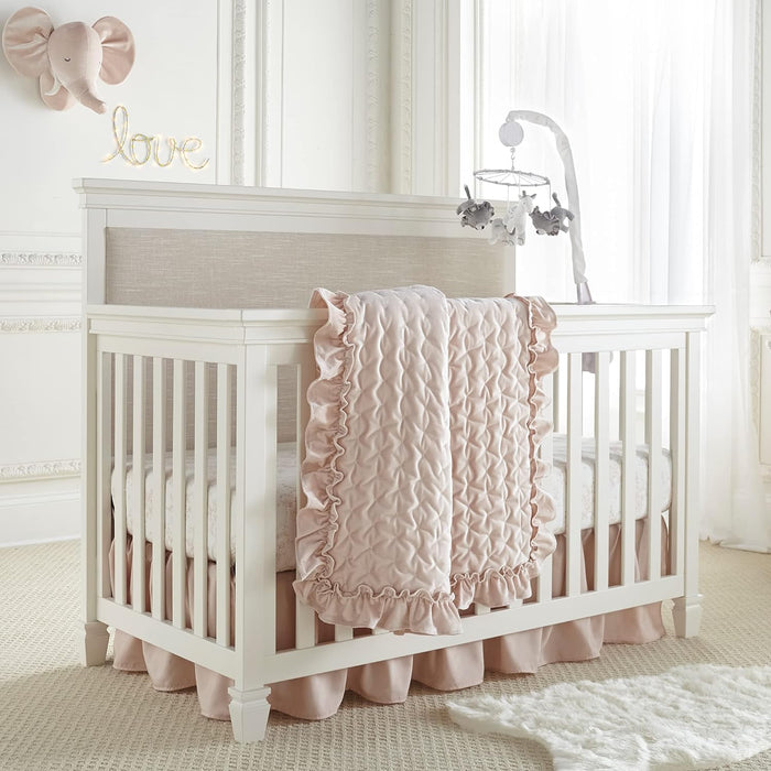 Levtex Baby Four Piece Crib Bedding Set, Blush