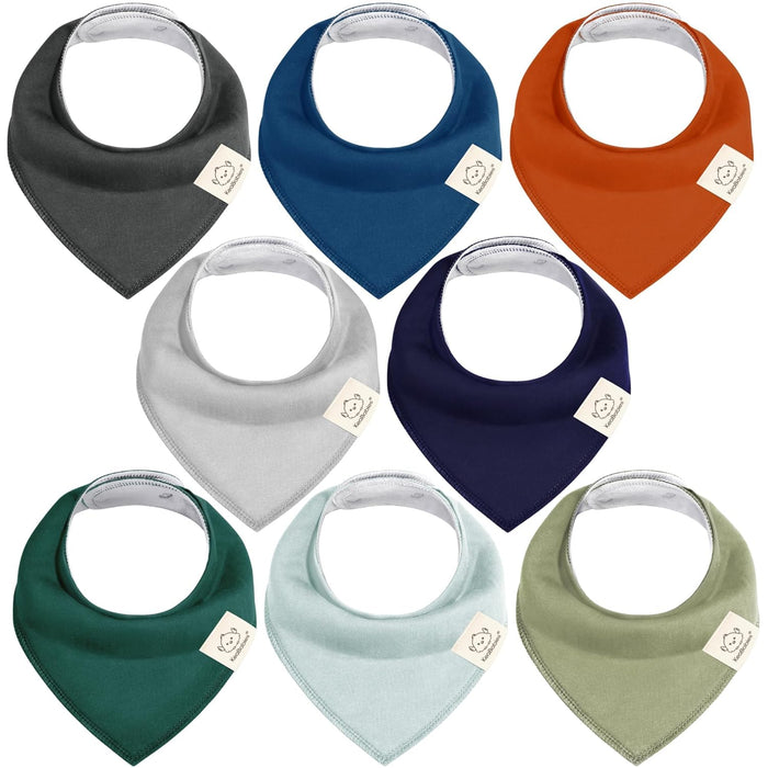 KeaBabies Organic Bandana Bibs, Hunter