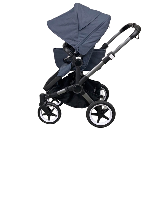 secondhand Bugaboo Donkey 5 Stroller Mono, 2022, Stormy Blue, Graphite