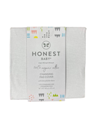 used Honest Baby Organic Cotton Changing Pad Cover, White