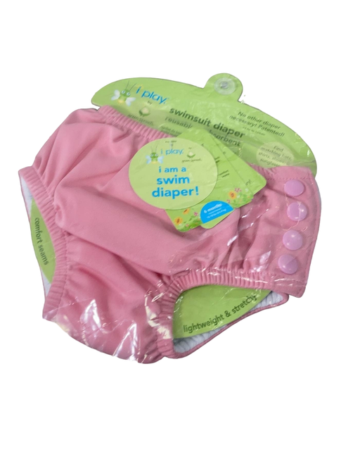 used Green Sprouts Swim Diaper, Snap Resuable, Light Pink, 6 Months Pink