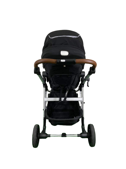 Mockingbird Single to Double 2.0 Stroller, 2023, Silver with Penny Leather, Windowpane, Black