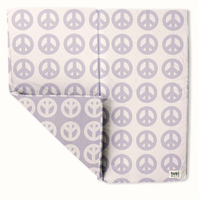 Toki Mats Padded Play mat, Peace Sign Mat, Multiple Sizes