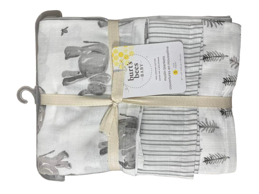 used Burt's Bees Baby Muslin Blankets, Wandering Elephants