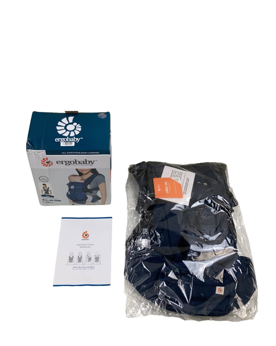 used Ergobaby 360 All Positions Cool Air Mesh Baby Carrier, Midnight Blue