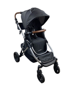 used Mockingbird Single to Double Stroller, 2023, Silver with Penny Leather, Watercolor Drops, Black 