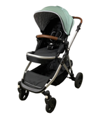 secondhand Mockingbird Single to Double Stroller, 2023, Silver with Penny Leather, Windowpane, Sage