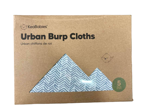 used KeaBabies Urban Burp Cloths, Nordic