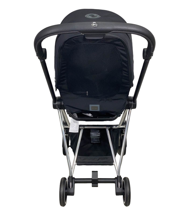 Cybex MIOS Stroller, 2022, Chrome With Black Details, Deep Black