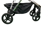 used Mockingbird Single to Double Stroller, Matte Black with Matte Black Leather, Watercolor Drops, Black , 2023