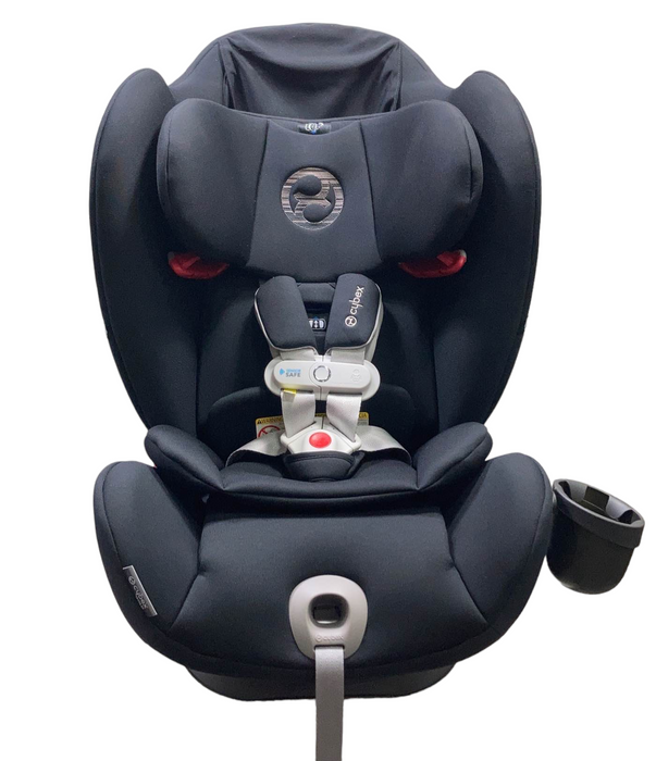 Cybex Eternis S All-In-One Car Seat with SensorSafe, 2021, Lavastone Black