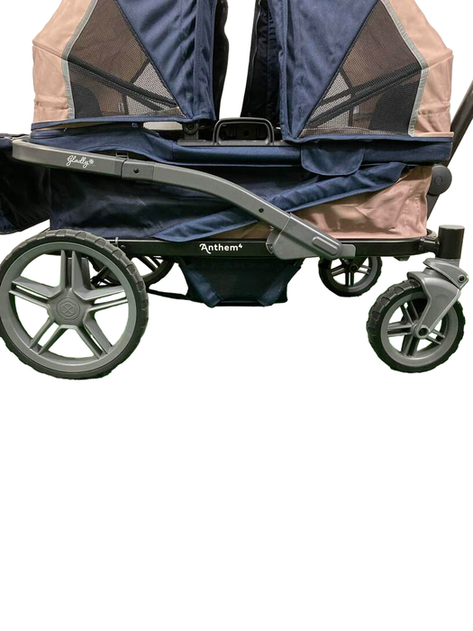 Gladly Family Anthem4 Classic 4 Seater All Terrain Wagon Stroller, Sand and Sea