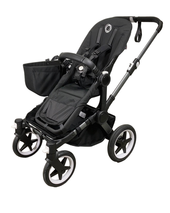 used Bugaboo Donkey 5 Mono Base Stroller, 2023, Graphite, Midnight Black