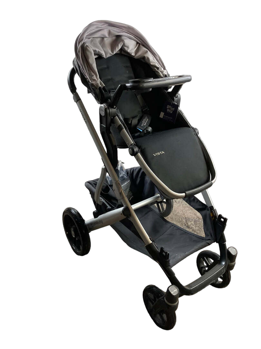 UPPAbaby VISTA Stroller with Snack Tray, Jordan (Charcoal Melange), 2019