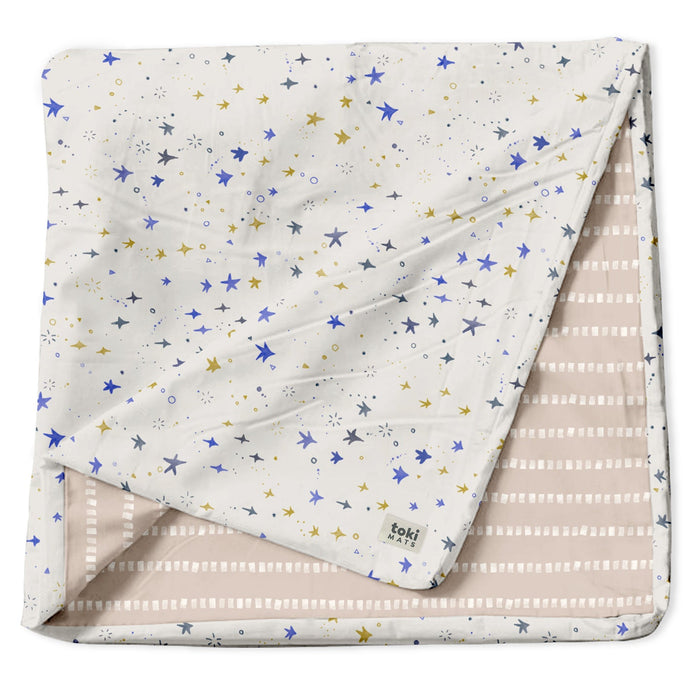 Toki Mats Padded Play Mat Cover, Twinkle Stars