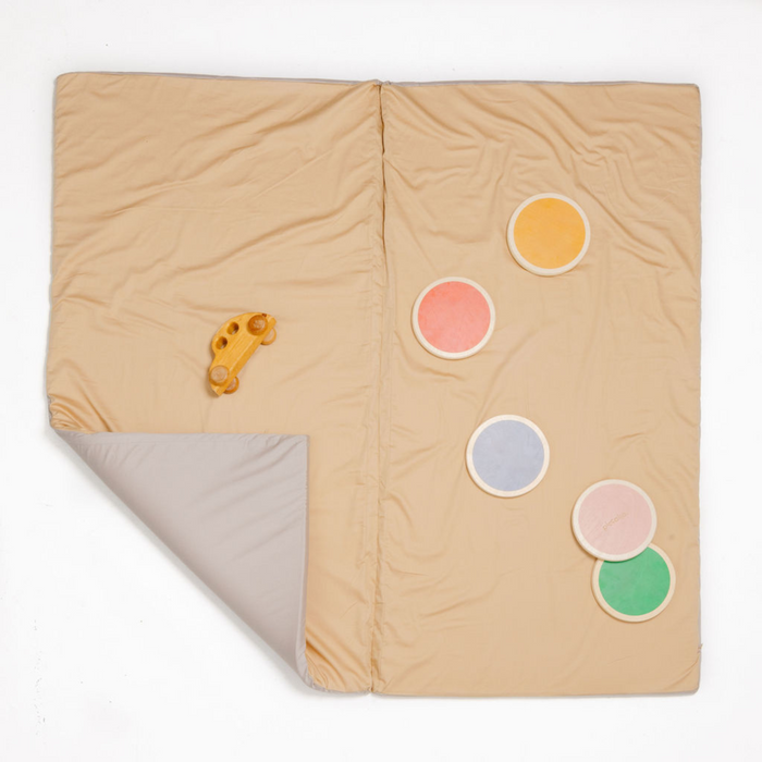 Toki Mats Padded Play Mat, Cloud + Sandcastle Mat, Multiple Sizes