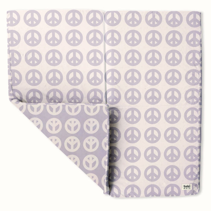 Toki Mats Padded Play mat, Peace Sign Mat, Multiple Sizes