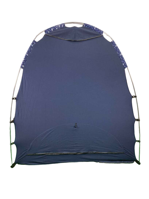 secondhand SlumberPod 3.0 Sleep Canopy, Navy with Night Sky Accents