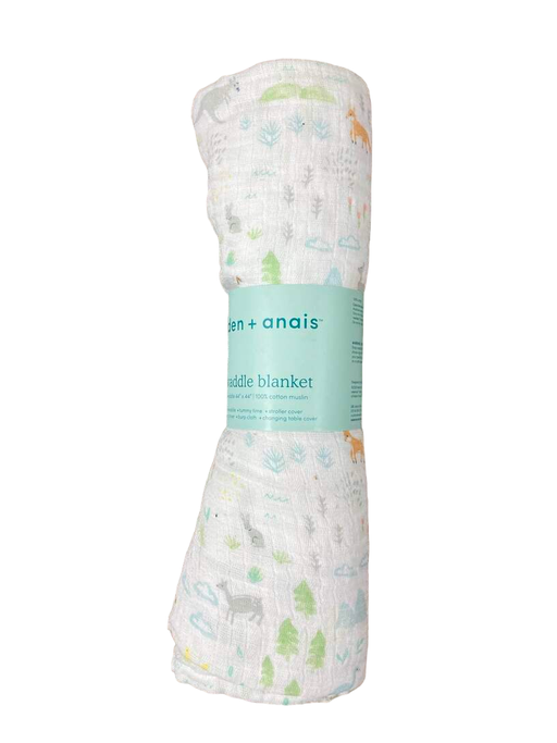 used Aden + Anais Swaddle Blanket, Woodland