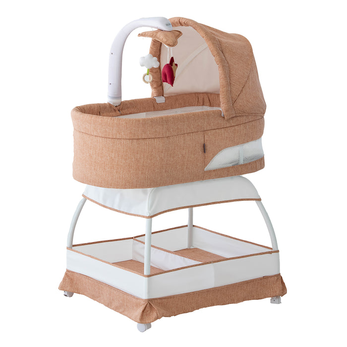 TruBliss Sweetli Nurture Bassinet, Clay Melange