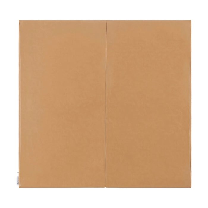 Toki Mats Padded Play Mat Cover, Sand Vegan Leather Cover