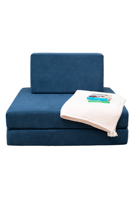 Acorn Play Couch, Blue Atlantic