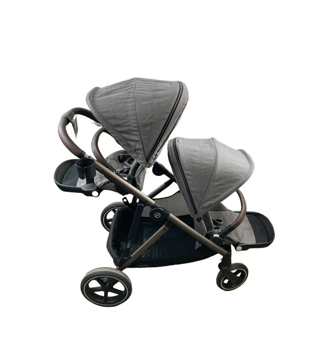 Cybex Gazelle S Double Stroller, 2021, Soho Grey