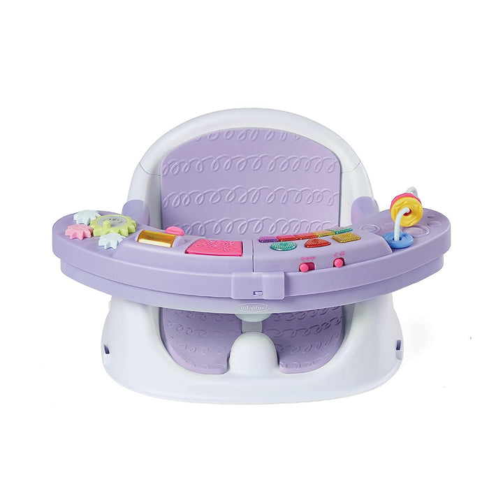 Infantino Music & Lights 3-in-1 Discovery Booster, Lavender