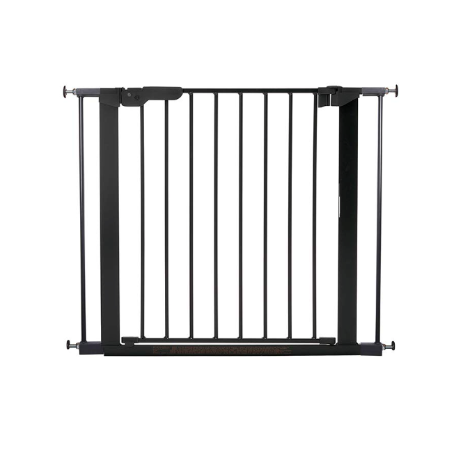 BabyDan Premier Walk thru Pressure Mount Gate, Black