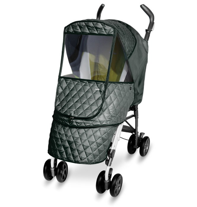 Manito Castle Alpha Stroller Weather Shield, Khaki Grey