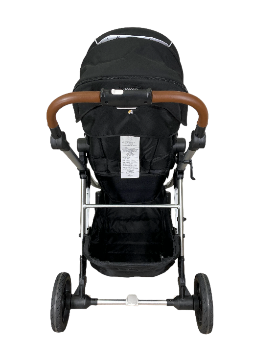 Mockingbird Single to Double Stroller, 2022, Silver with Penny Leather, Windowpane, Black