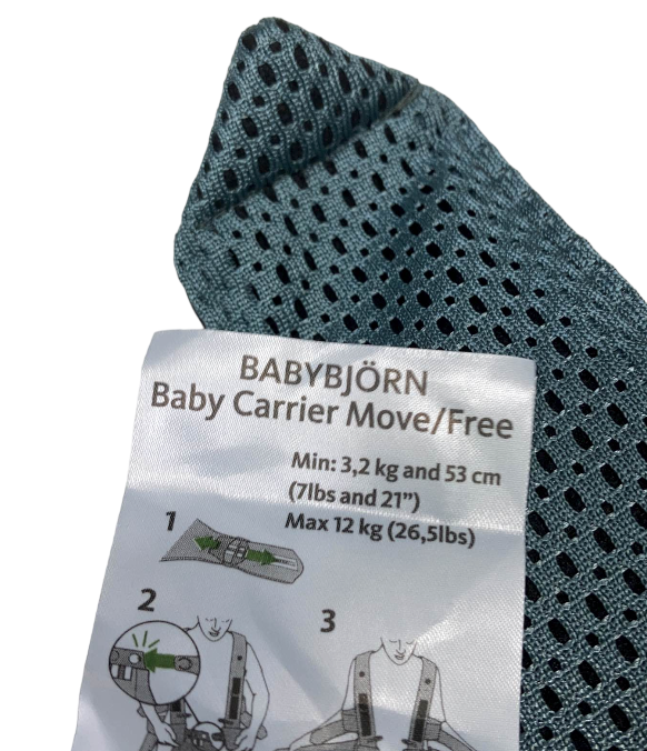 BabyBjorn Baby Carrier Free 3D Mesh, Sage Green